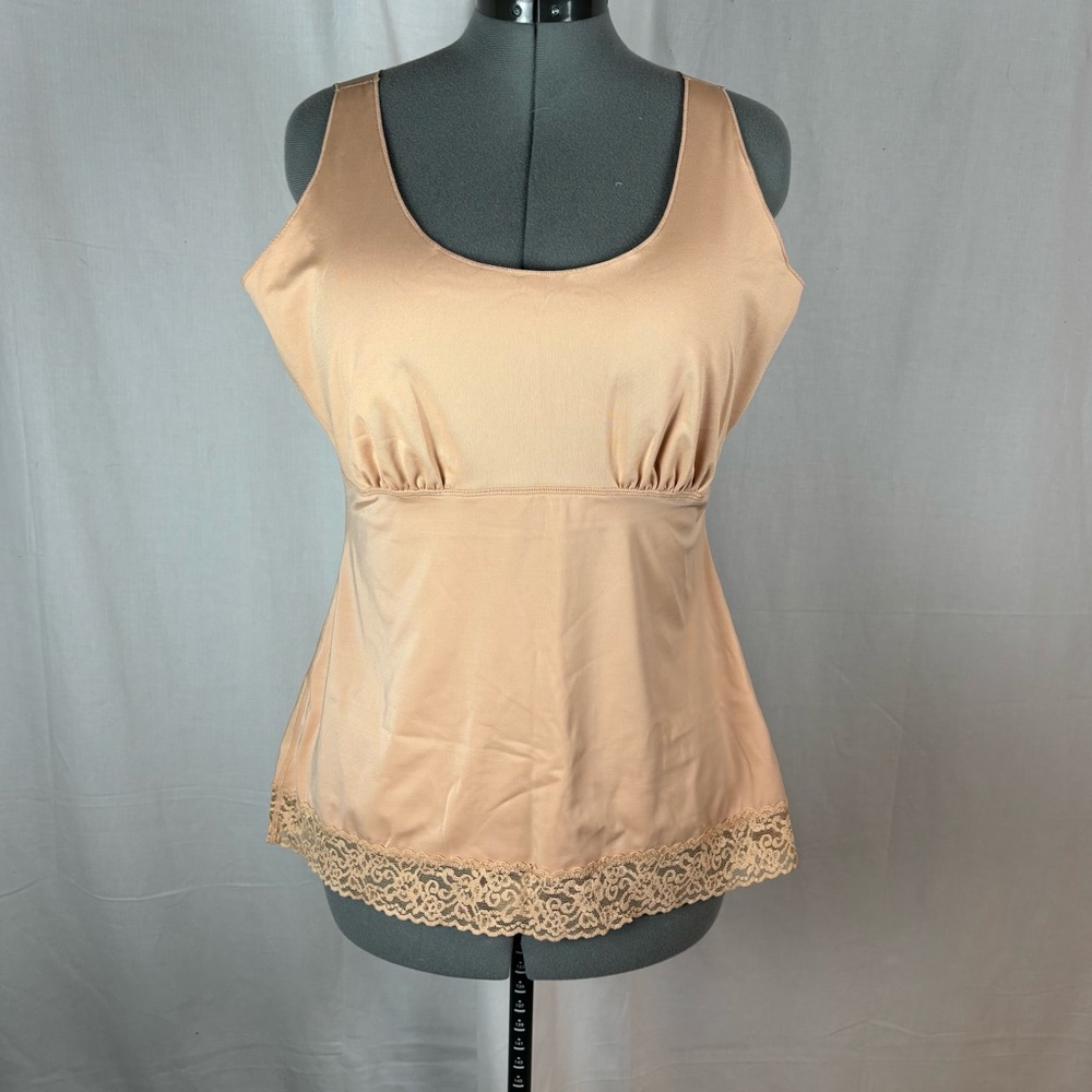 SPANX Shapewear‎ Tank Top 3X Hide & Sleek Lace-Hem Camisole - Picture 4 of 10